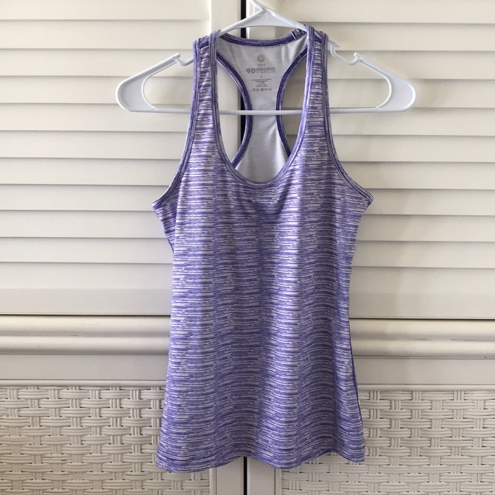 90 degrees by reflex yoga workout tank top small